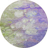 Piper Looms Chantille Abstract ACN698 Purple Area Rug