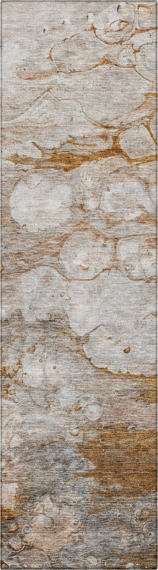 Piper Looms Chantille Abstract ACN698 Terracotta Area Rug