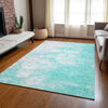 Piper Looms Chantille Abstract ACN699 Aqua Area Rug