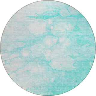 Piper Looms Chantille Abstract ACN699 Aqua Area Rug