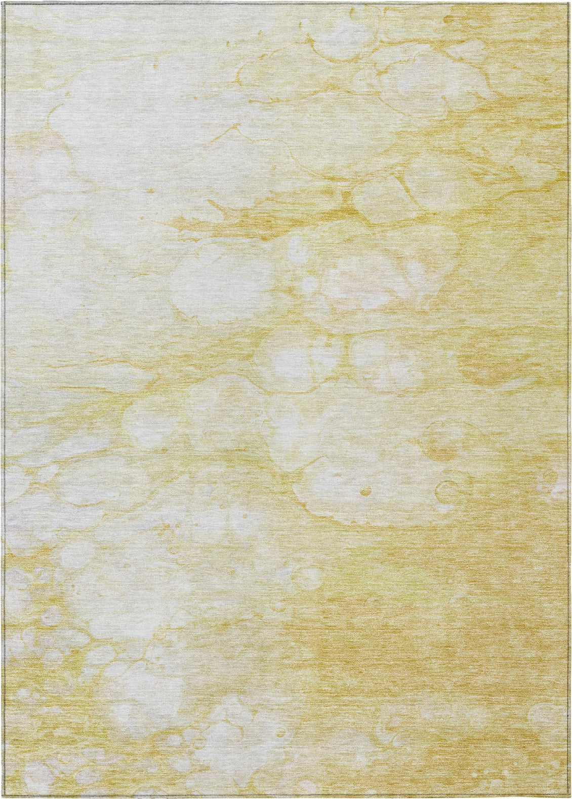 Piper Looms Chantille Abstract ACN699 Gold Area Rug