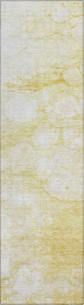 Piper Looms Chantille Abstract ACN699 Gold Area Rug