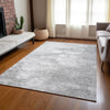Piper Looms Chantille Abstract ACN699 Silver Area Rug