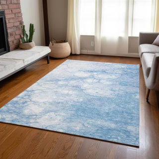 Piper Looms Chantille Abstract ACN699 Sky Area Rug