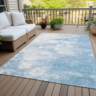 Piper Looms Chantille Abstract ACN699 Sky Area Rug