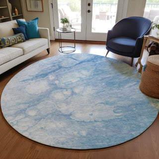 Piper Looms Chantille Abstract ACN699 Sky Area Rug