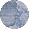 Piper Looms Chantille Floral ACN700 Blue Area Rug