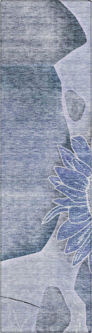 Piper Looms Chantille Floral ACN700 Blue Area Rug