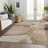 Piper Looms Chantille Floral ACN700 Brown Area Rug Lifestyle Image Feature