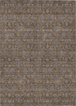 Piper Looms Chantille Floral ACN702 Chocolate Area Rug