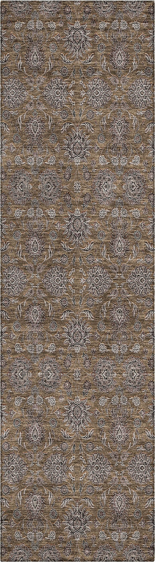 Piper Looms Chantille Floral ACN702 Chocolate Area Rug