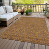 Piper Looms Chantille Floral ACN702 Copper Area Rug