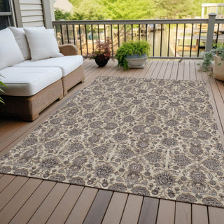 Piper Looms Chantille Floral ACN702 Ivory Area Rug