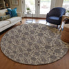 Piper Looms Chantille Floral ACN702 Ivory Area Rug