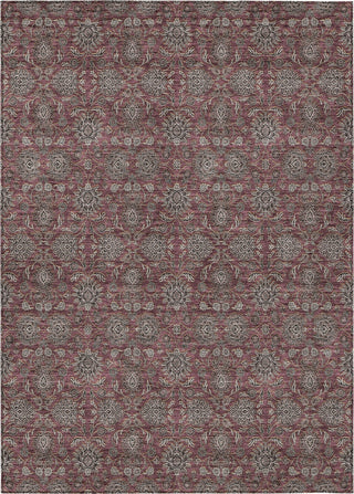 Piper Looms Chantille Floral ACN702 Merlot Area Rug