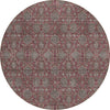 Piper Looms Chantille Floral ACN702 Merlot Area Rug