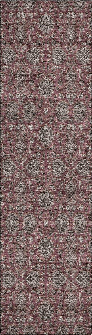 Piper Looms Chantille Floral ACN702 Merlot Area Rug