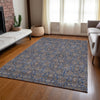 Piper Looms Chantille Floral ACN702 Navy Area Rug