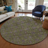 Piper Looms Chantille Floral ACN702 Olive Area Rug