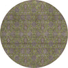 Piper Looms Chantille Floral ACN702 Olive Area Rug