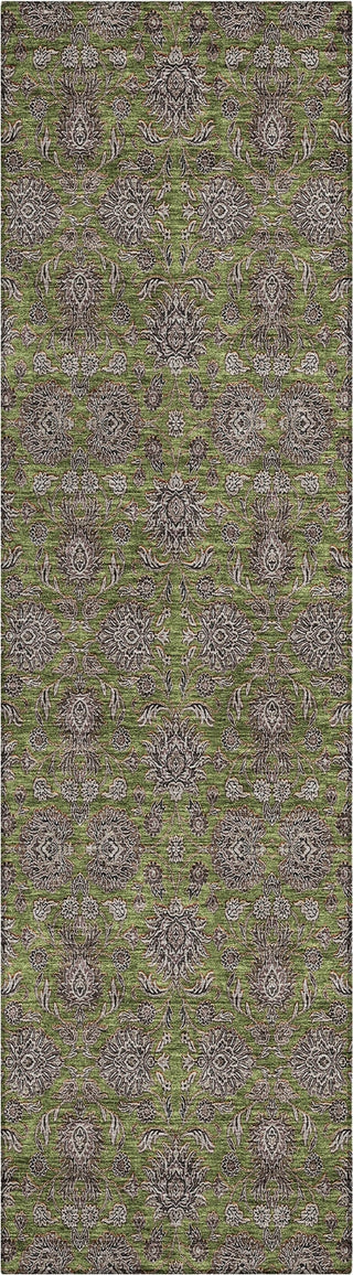 Piper Looms Chantille Floral ACN702 Olive Area Rug