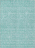 Piper Looms Chantille Floral ACN703 Aqua Area Rug