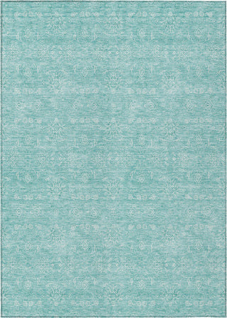 Piper Looms Chantille Floral ACN703 Aqua Area Rug