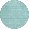 Piper Looms Chantille Floral ACN703 Aqua Area Rug