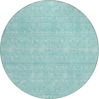 Piper Looms Chantille Floral ACN703 Aqua Area Rug