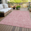 Piper Looms Chantille Floral ACN703 Blush Area Rug
