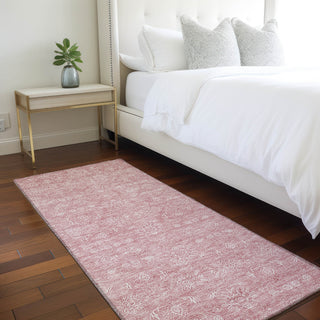 Piper Looms Chantille Floral ACN703 Blush Area Rug