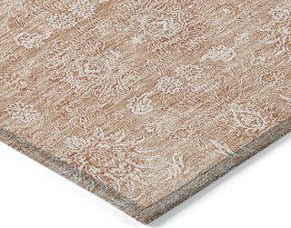 Piper Looms Chantille Floral ACN703 Coral Area Rug