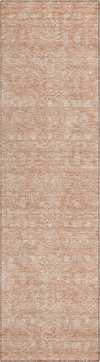 Piper Looms Chantille Floral ACN703 Coral Area Rug