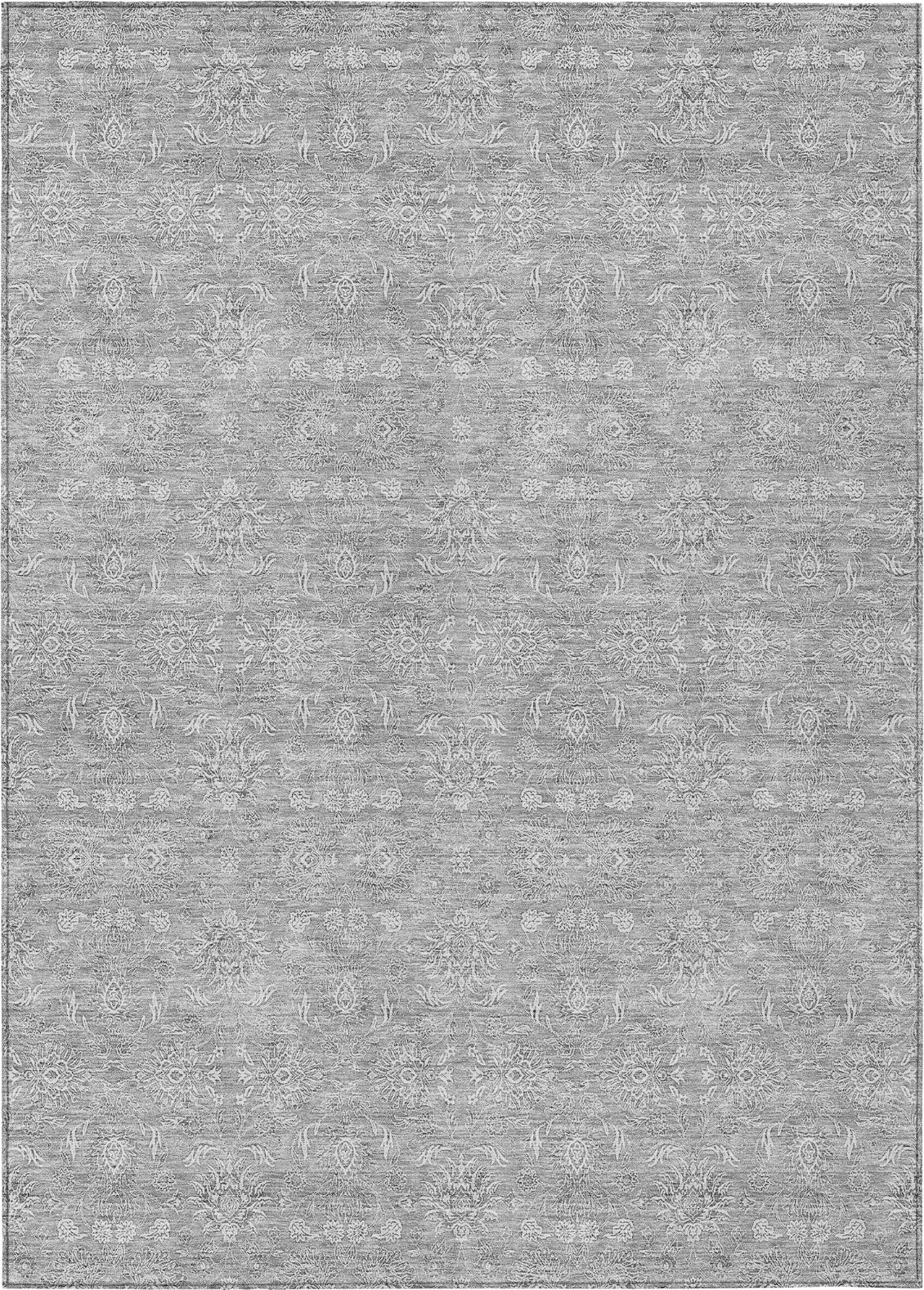 Piper Looms Chantille Floral ACN703 Gray Area Rug