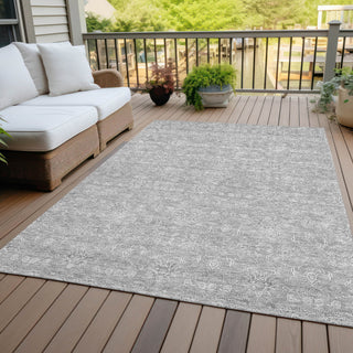 Piper Looms Chantille Floral ACN703 Gray Area Rug