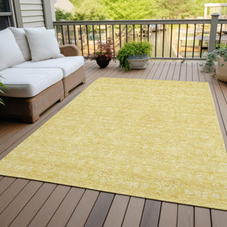 Piper Looms Chantille Floral ACN703 Honey Area Rug