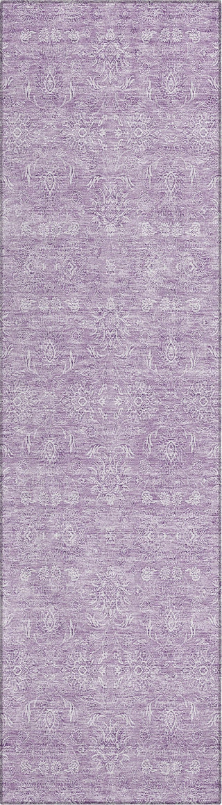 Piper Looms Chantille Floral ACN703 Lavender Area Rug