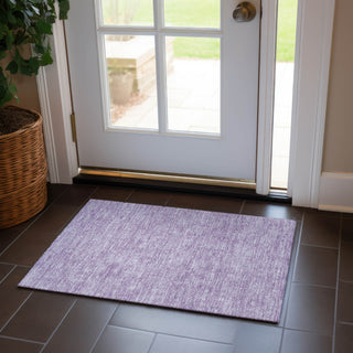 Piper Looms Chantille Floral ACN703 Lavender Area Rug