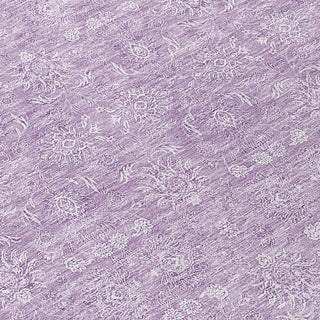 Piper Looms Chantille Floral ACN703 Lavender Area Rug