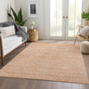 Piper Looms Chantille Floral ACN703 Peach Area Rug Lifestyle Image Feature