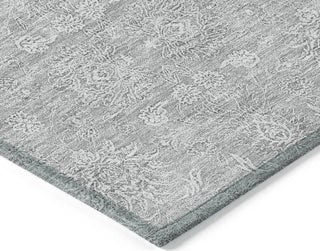 Piper Looms Chantille Floral ACN703 Silver Area Rug