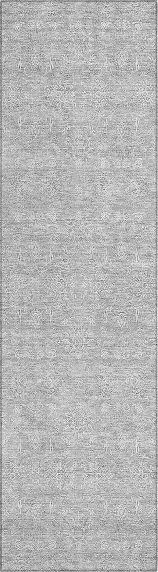 Piper Looms Chantille Floral ACN703 Silver Area Rug