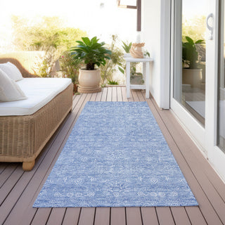 Piper Looms Chantille Floral ACN703 Sky Area Rug