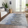 Piper Looms Chantille Modern ACN704 Blue Area Rug Lifestyle Image Feature