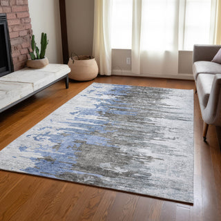 Piper Looms Chantille Modern ACN704 Blue Area Rug