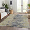Piper Looms Chantille Modern ACN704 Pewter Area Rug Lifestyle Image Feature