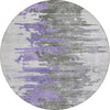 Piper Looms Chantille Modern ACN704 Purple Area Rug