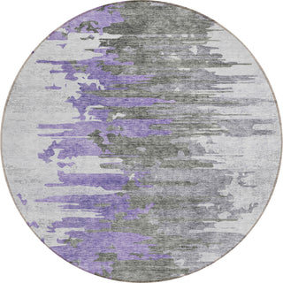 Piper Looms Chantille Modern ACN704 Purple Area Rug