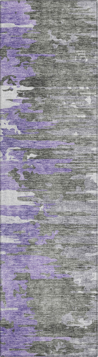 Piper Looms Chantille Modern ACN704 Purple Area Rug