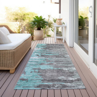 Piper Looms Chantille Modern ACN704 Teal Area Rug